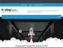 Tablet Screenshot of hostingspace.ro